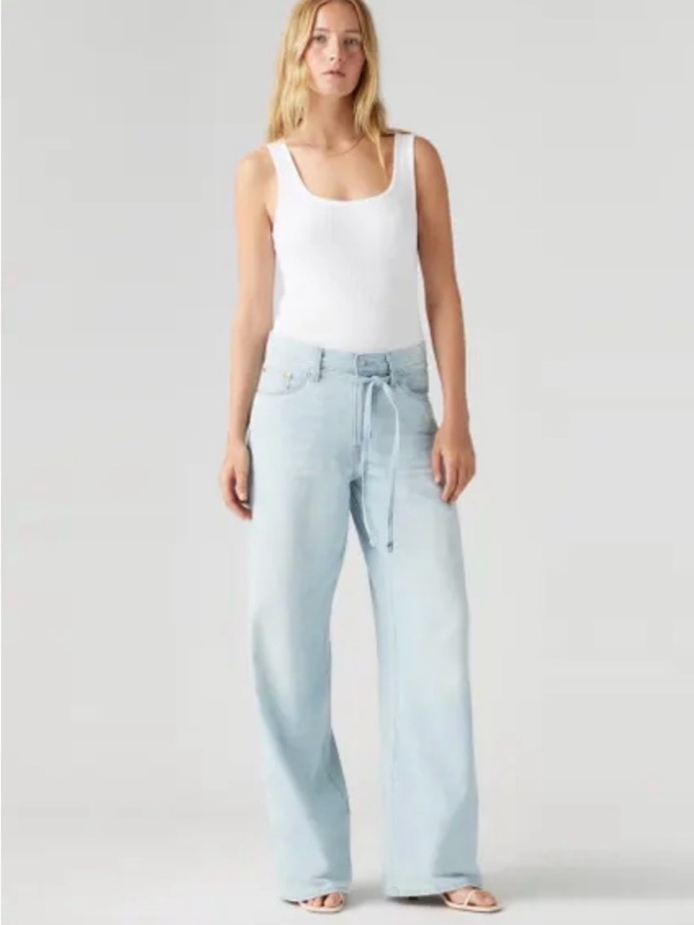 Levi's x Aritzia “XL Straight” Jeans with Drawstring Belt